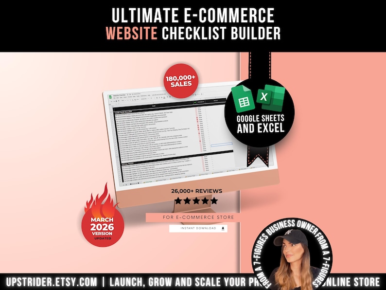 Ultimate E-commerce Shopify Store and Website Checklist Builder, How To Sell On Shopify, Shopify Selling Guide, How To Start Selling Online