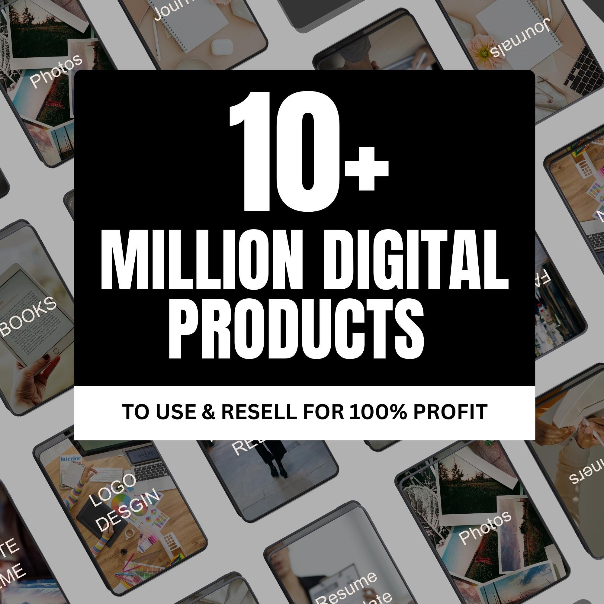 10M+ PLR MRR Digital Products Bundle: Resell & Profit